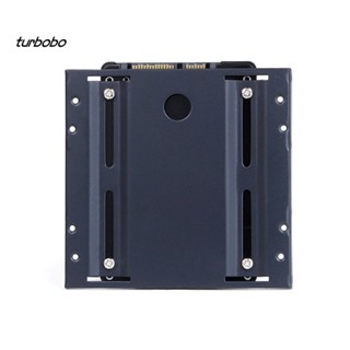 Turbobo อะแดปเตอร์เมาท์ขาตั้งฮาร์ดไดรฟ์ SSD โลหะ 2.5 นิ้ว เป็น 3.5 นิ้ว