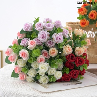 [sr Flower] ดอกกุหลาบปลอม ผ้าไหม สวยหรู สําหรับตกแต่งบ้าน