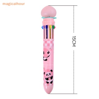 Magicalhour^^ ปากกาลูกลื่น ลายแพนด้าน่ารัก 10 สี สําหรับโรงเรียน สํานักงาน