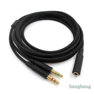 Bang 3 5 มม. 2 in 1 ชุดหูฟังเกมมิ่ง ขยายสายเคเบิล สําหรับหูฟัง Alpha- Cloud Flight