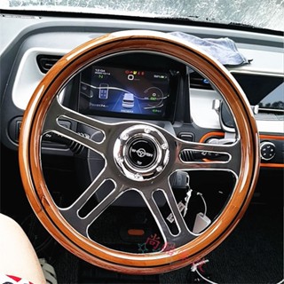 SUZUKI Nardi nd พวงมาลัยไม้มะฮอกกานี สไตล์วินเทจ 46.6 ซม. omp momo