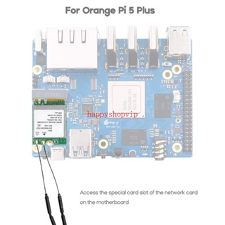 การ์ดไร้สาย HSV สําหรับ Orange Pi 5 Plus Wifi 6 BT5 2 Card DualBand 2 4GHz 5GHz