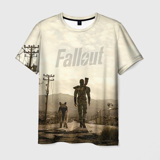 เสื้อยืด พิมพ์ลาย Fallout 3 มิติ สําหรับผู้ชาย