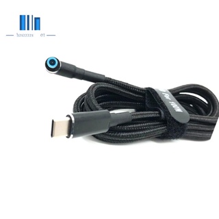 อะแดปเตอร์สายชาร์จ USB C เป็นแล็ปท็อป Type C เป็น DC 4.5x3.0 มม. 100W PD สําหรับ HP