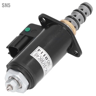 SN5 ปั๊มไฮดรอลิกโซลินอยด์วาล์วอลูมิเนียมสำหรับ Kobelco SK200‑6 SK230‑6 YN35V00019F1 KDRDE5K-31 30C40-101