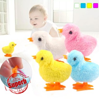 ของเล่นไก่ไขลานน่ารัก สุ่มสี W5U9