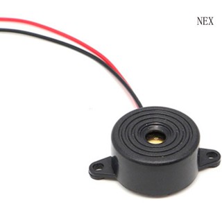 Nex บัซเซอร์เสียงบี๊บอิเล็กทรอนิกส์ 95DB สําหรับรถยนต์ DC 3-24V