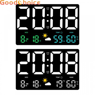 【Good】Weather Clock Black Calendar Digital Indoor Outdoor Sensor Weather Forecast【Ready Stock】