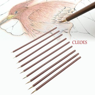 CLEOES แปรงพู่กันพู่กัน N1N สําหรับวาดภาพสีน้ํามันบนเส้นผม