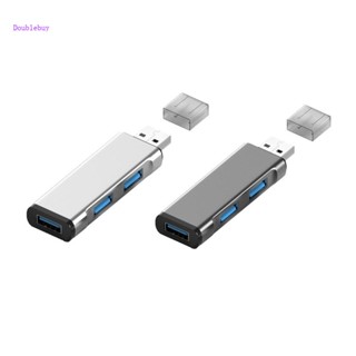 Doublebuy อะแดปเตอร์ฮับขยาย USB 3 0 3 พอร์ต อลูมิเนียม ขนาดเล็ก 2 0