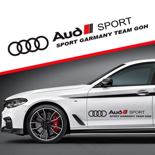 สติกเกอร์โลโก้รถยนต์ Audi A3 A4L A6L A8 Q5 Q7 สําหรับตกแต่งรถยนต์