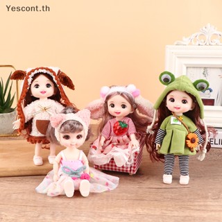 Yescont ใหม่ ตุ๊กตาเจ้าหญิงน่ารัก ขนาดเล็ก 16 ซม. แฟชั่น สําหรับเด็กผู้หญิง ของขวัญวันเกิด DIY