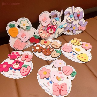 Jkth 5 ชิ้น / เซต กิ๊บติดผม เวลโคร การ์ตูนน่ารัก เด็กผู้หญิง เครื่องประดับผม ชุด สไตล์เกาหลี เด็กผู้หญิง เครื่องประดับศีรษะ JKK