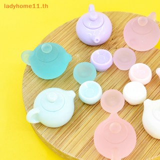 Onelady ชุดถ้วยชาจิ๋ว สําหรับตกแต่งบ้านตุ๊กตา เฟอร์นิเจอร์ DIY 1 ชุด