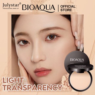 JULYSTAR Mineral Pressed Face Powder Concealer Base Makeup Performance Wear Powder Foundation Compact Powder Makeup