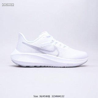 Air ZOOM PEGASUS 39 WHITE รองเท้าวิ่ง ผ้าตาข่าย พรีเมี่ยม สีขาว สําหรับทุกเพศ 2023