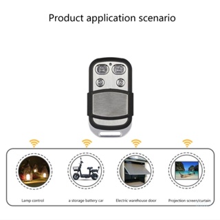 Bonj รีโมตคอนโทรลไร้สาย 315Mhz 433Mhz สําหรับประตูโรงรถ DC12V 4 ช่องทาง