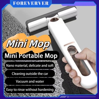 Mini Mop เดสก์ท็อปทำความสะอาดฟองน้ำ Mop ฟรีแฮนด์ฟรีเดสก์ท็อป Mop ขนาดเล็ก Mini Desktop ทำความสะอาดกระจก Wiper เครื่องมือทำความสะอาด fore