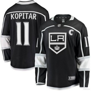 Yp2 NHL เสื้อยืดแขนยาว พิมพ์ลาย Los Angeles Kings Jersey Anze Kopitar พลัสไซซ์ PY2