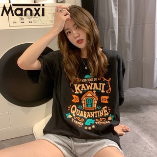 Manxi เสื้อเชิ้ตผู้หญิง เสื้อแฟชั่นผู้หญิง สะดวกสบาย  มีความรู้สึกของการออกแบบ  A99J04X