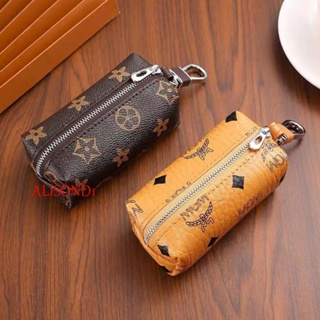 ALISOND1 เคสกุญแจรถยนต์ หนัง อเนกประสงค์ มีซิป แบบพกพา