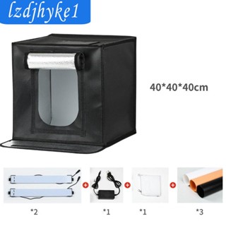 [Lzdjhyke1] กล่องภาพถ่าย พร้อมไฟ LED พับได้ ของเล่น สําหรับเพื่อน ครอบครัว