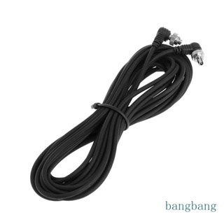 Bang สายเคเบิลซิงค์กล้อง Pc ตัวผู้ เป็นตัวผู้ ยาว 5 ม. สําหรับแฟลชทริกเกอร์