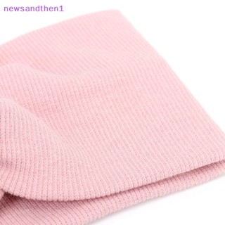 Newsandthen1 ที่คาดผมเด็ก สีพื้น ฤดูใบไม้ผลิ ฤดูร้อน เด็กผู้หญิง ผูกปม นุ่ม ยืดหยุ่น เด็กผู้หญิง ที่คาดผม เครื่องประดับผม ด้ายฝ้าย ล้างหน้า แต่งหน้า ที่คาดผม ดี