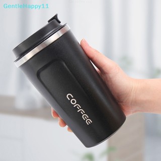 Gentlehappy แก้วกระติกน้ําร้อน กาแฟ สเตนเลส อัจฉริยะ หน้าจออุณหภูมิอัจฉริยะ 380 510 มล.