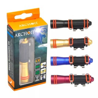 Archon D1A ไฟฉายดําน้ํา W1A XP-E R3 LED 75 ลูเมน ขนาดเล็ก กันน้ํา (ไม่มีแบตเตอรี่)