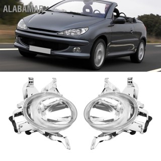 ALABAMAR ไฟตัดหมอกหน้า Super Bright กันน้ำกันชนขับรถ Rplacement สำหรับ Peugeot 206 CC 2000 ถึง 2008