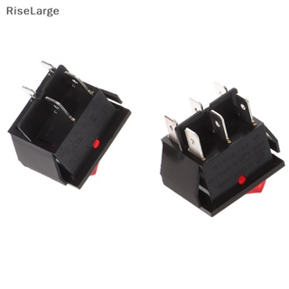 [RiseLarge] Rk1-01 ใหม่ สวิตช์โยกเปิดปิดเรือ 16A 250V 4Pin 6Pin KCD4-201n