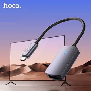 Hoco อะแดปเตอร์แปลง USB C เป็น HDMI 4K 30Hz Type C เป็น HD-MI HD TV สําหรับ MacBook Pro 2018 Samsung Xiaomi PC แล็ปท็อป