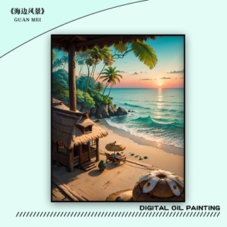 Nong Yang-30*40CM-ปลาวาฬแฟนตาซี-ระบายสีการ์ตูนตามจำนวน-สีตามจำนวนเรือใบ-ระบายสีตามตัวเลข-ภาพวาดระบายสีตามตัวเลข-การ์ตูนอะนิเมะภาพวาดสีน้ำมันดิจิตอล-ภาพวาดระบายสีตามตัวเลข