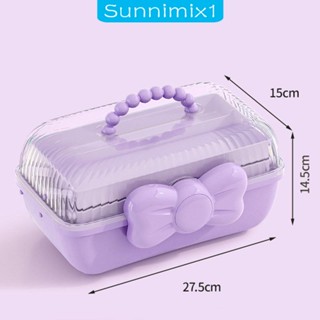 [Sunnimix1] กล่องเก็บเครื่องประดับผม ปิ่นปักผม น่ารัก สําหรับเด็กผู้หญิง