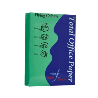 Flying กระดาษสีถ่ายเอกสาร No.27 80 แกรม เขียวเข้ม 500 แผ่น