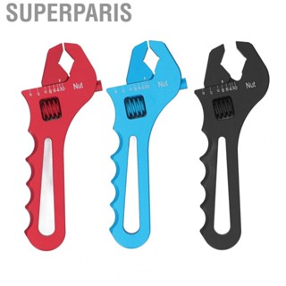 Superparis Fitting Wrench  Hose Adapter End Aluminum Alloy Ergonomic Practical for Tight Spaces