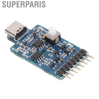 Superparis USB to TTL Module Type C Serial Adapter Board 5V 9 Pin 50bps‑2Mbps CH340N  Accessory Y