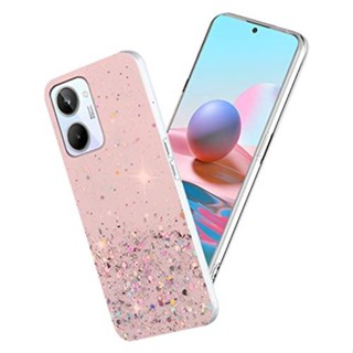 เคสโทรศัพท์ซิลิโคน TPU แบบนิ่ม ประดับเลื่อมคริสตัล และกลิตเตอร์ หรูหรา สําหรับ Realme 10 Pro Plus Pro+ 4G 5G Coca-Cola Edition