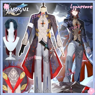 【XS-3XL】ชุดเครื่องแต่งกายคอสเพลย์ Honkai:star Rail Blade Game Suit Uniforms Wig Full Set XS-3XL