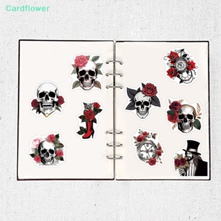 &lt;Cardflower&gt; สติกเกอร์ ลายกราฟฟิตี้ดอกกุหลาบ สไตล์พังก์ สําหรับติดตกแต่งสมุดไดอารี่ โน้ตบุ๊ก แล็ปท็อป โทรศัพท์ อัลบั้ม ตู้เย็น DIY ลดราคา 50 ชิ้น