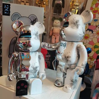 ฟิกเกอร์ Bearbrick ABS 28 ซม. 400% 2G X-large LIghting ชุบไฟฟ้า Hajime Sorayama Be@rbrick เครื่องประดับ