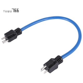 อะแดปเตอร์ปลั๊ก 3Prong เป็นปลั๊กคู่ ตัวผู้ 12AWG 125V สําหรับสวิตช์ถ่ายโอน