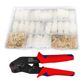 581pcs Professional Cable Durable Portable Lugs Electrical Wire Connector Crimping Plier Set