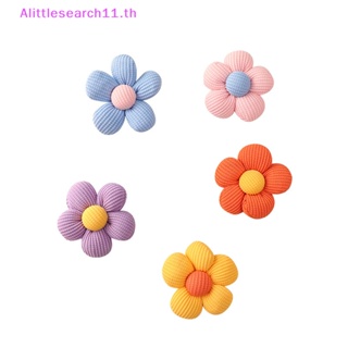 Alittlesearch11 แผ่นแพทช์ผ้า ลายดอกไม้น่ารัก แฮนด์เมด DIY สําหรับตกแต่งเสื้อผ้า กิ๊บติดผม