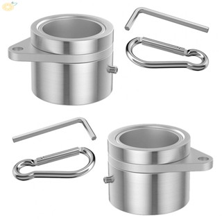 【VARSTR】Flag Pole Ring For 0.75-1 Inch Pole Aluminum Alloy Aluminum Pole Swivel Ring