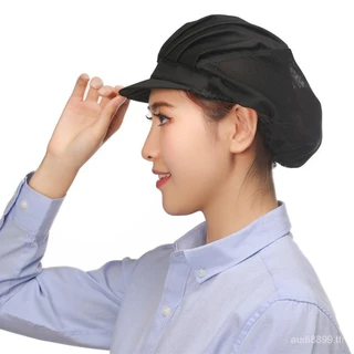 (พร้อมส่ง)หมวกผ้า ผ้าคลุมผมสําหรับปรุงอาหาร งานผลิตงานโรงงาน