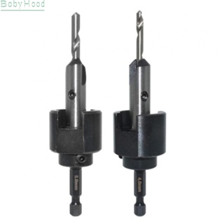 【Big Discounts】Countersink Drill 1 Set 45# Carbon Steel 4mm 5mm Accessories Silver Color#BBHOOD