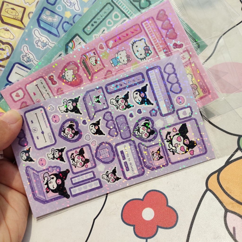 SANRIO สติกเกอร์ ลายการ์ตูนสุนัขแมนดารินน่ารัก สําหรับตกแต่งสมุดทํามือ Diy - รูปที่ 2