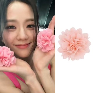 ข้อเหวี่ยงมือหมุน ลายดอกไม้ Blackpink Jisoo ME solo 2 ชิ้น ต่อชุด❤อุปกรณ์ประกอบฉาก แหวนเต้นรํา ลายดอกไม้ แบบสร้างสรรค์